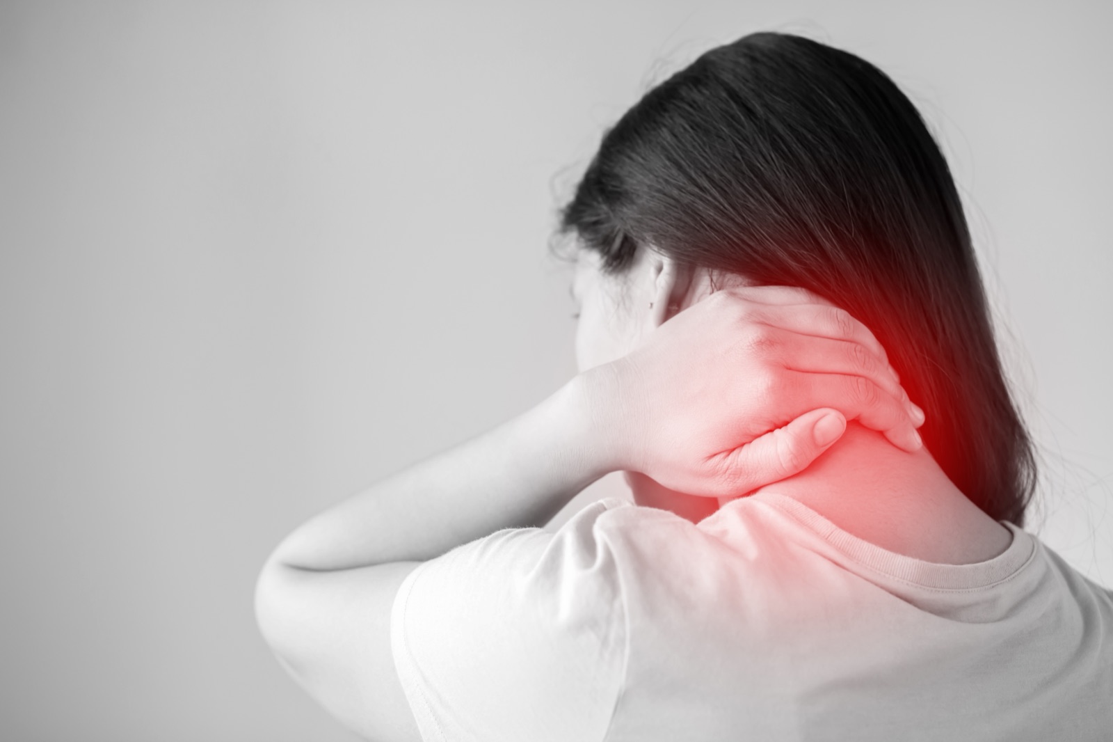 Person practising calm diaphragmatic breathing to relieve headaches