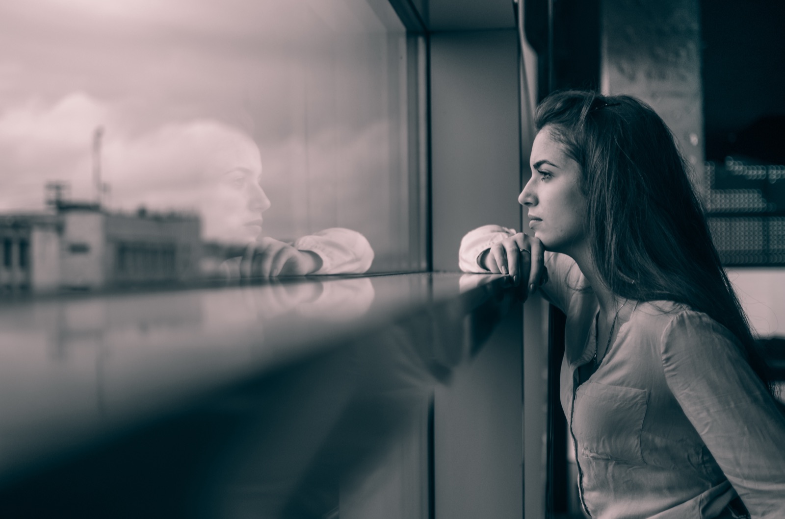 A quiet, contemplative moment — compassion over judgement