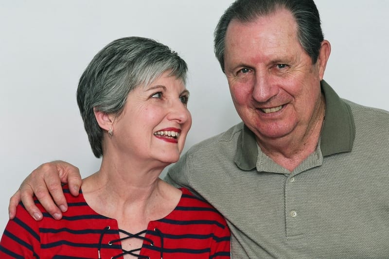 Smiling Couple Close Portrait